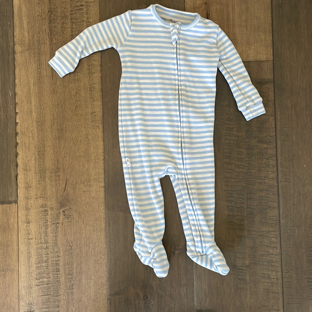 Woolino footies - blue